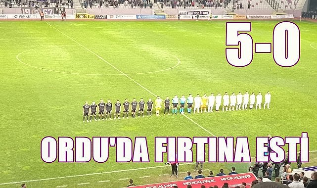 Ordu&#039;da Gol Yağmuru; Orduspor 1967 Polatlıspor&#039;u Gole Doyurdu: 5-0