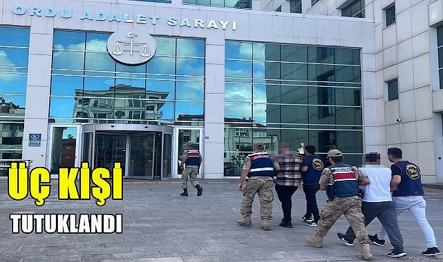 Ordu&#039;da Hırsızlık Olayı Çözüldü; 3 Kişi Tutuklandı