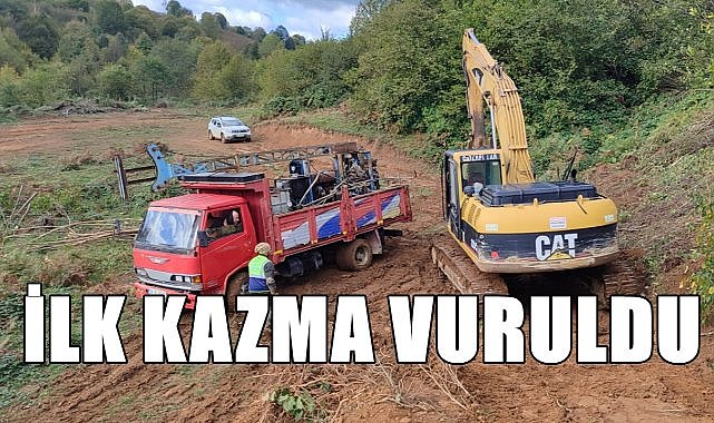 Ordu&#039;nun 63. Göleti Gürgentepe&#039;de Yapılıyor