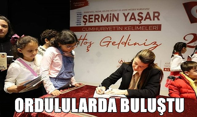 Yazar Şermin Yaşar Ordulularla Buluştu