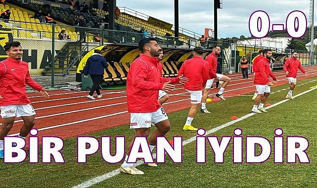 52 Orduspor, Aliağa deplasmanından puanla dönüyor: 0-0