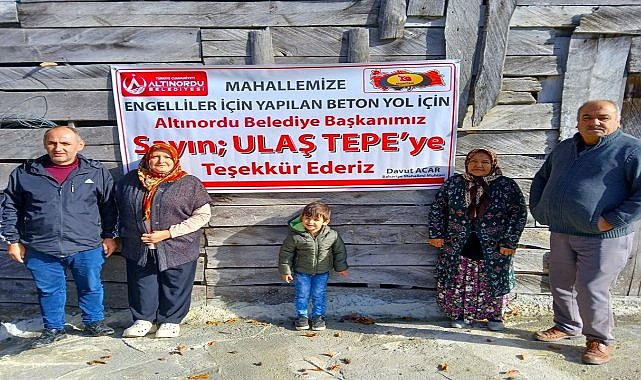 Altınordu Belediyesi&#039;nden Bahariye Mahallesi&#039;ne Engelsiz Ulaşım!