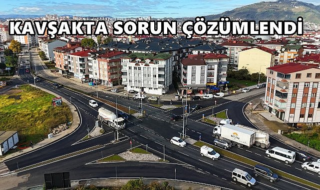 Altınordu Karşıyaka Kavşağında Trafik Sorunu Çözümlendi