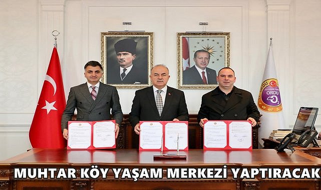 Altınordu Yeşilköy Mahallesi&#039;nde Muhtar Köy Yaşam Merkezi Kuruyor