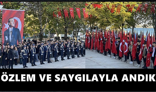 Büyük Önder Gazi Mustafa Kemal Atatürk Ordu&#039;da da saygı ve özlemle anıldı