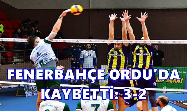 Fenerbahçe Ordu&#039;da Uzatmada Kaybetti: 3-2