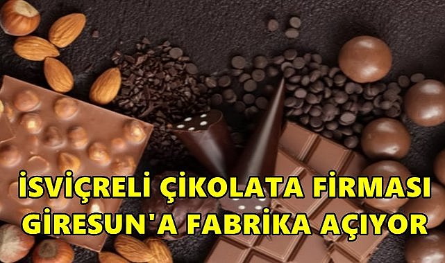 İsviçreli Çikolata Firmasından Giresun&#039;a Yatırım!