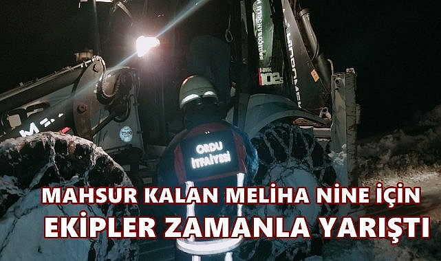 Meliha Nine İçin Ekipler Zamanla Yarıştı!