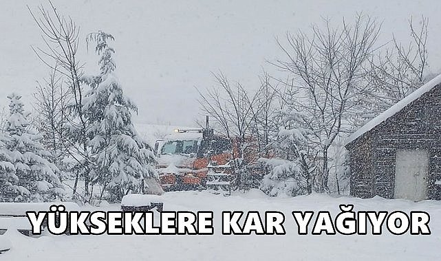 Ordu'da Beklenen Kar Yağışı Yükseklere Yağmaya Başladı