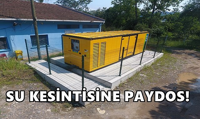 Ordu&#039;da elektrik kesilse de sular kesilmeyecek!