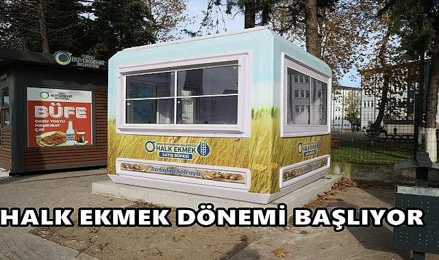 Ordu&#039;da Halk Ekmek 5 İlçede 14 Noktada Satılacak