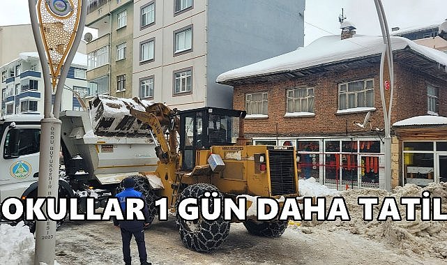 Ordu'nun O İlçesinde Okullar Tatil Edildi