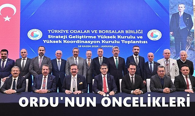 OTSO Başkanı Karlıbel, Ordu&#039;nun Taleplerini Gündeme Getirdi