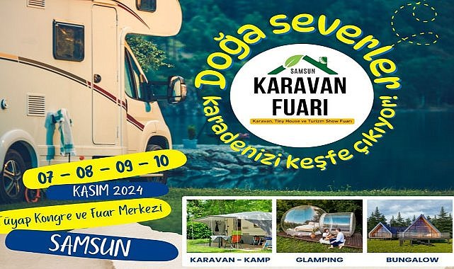Samsun&#039;da Doğasında Kamp ve Karavan Fuarı
