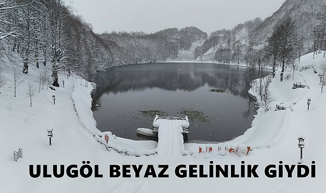 Ulugöl Beyaz Gelinlik Giydi; Kartpostallık Fotoğraflar