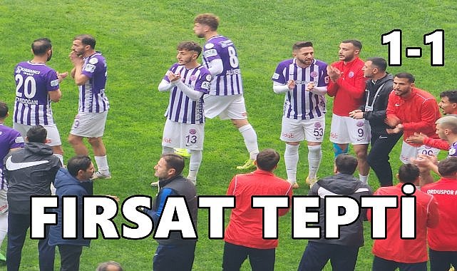 52 Orduspor, Çorluspor 1947 Maç Sonucu: 1-1