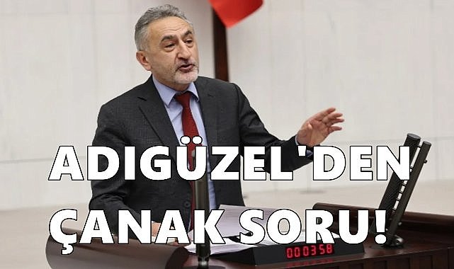 Adıgüzel, Bakan Şimşek&#039;e Çanak Soruları Pas Attı!