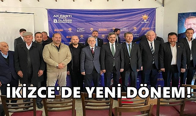 AK Parti İkizce&#039;de Yeni Dönem; Baki Yılmaz İlçe Başkanı Seçildi