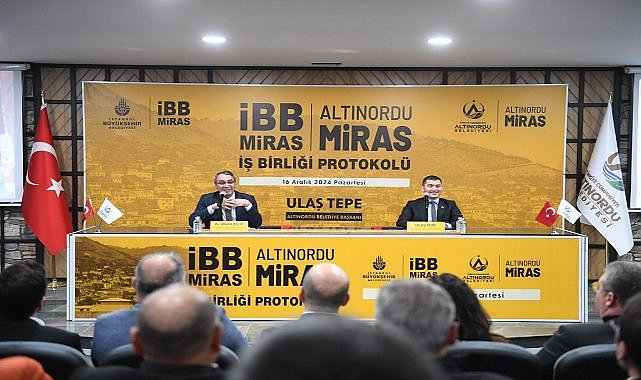 Altınordu Belediyesi İle İBB Arasında &quot;Miras İş Birliği&quot; Protokolü İmzalandı