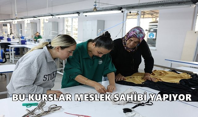 Altınordu&#039;da Bu Kurslar Meslek Sahibi Yapıyor