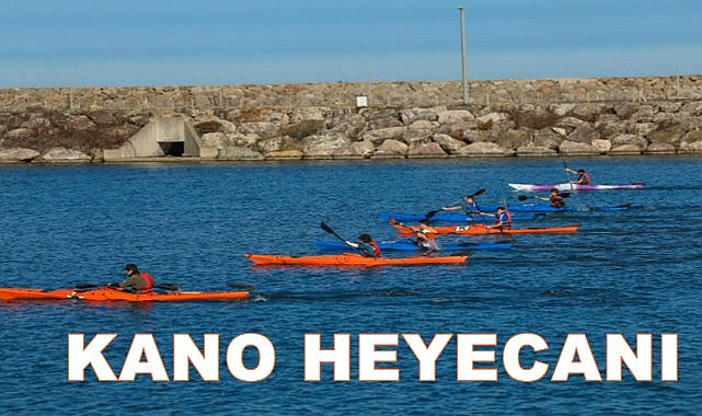 Gülyalı&#039;da Okul Sporları Kano Heyecanı Yaşandı