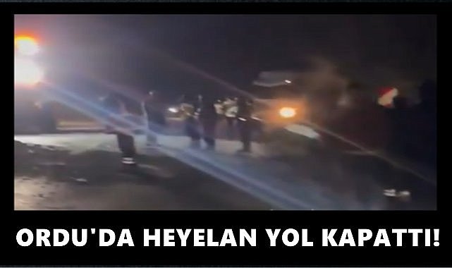 Ordu&#039;da Heyelan; Kumru-Fatsa Yolu Kapandı!
