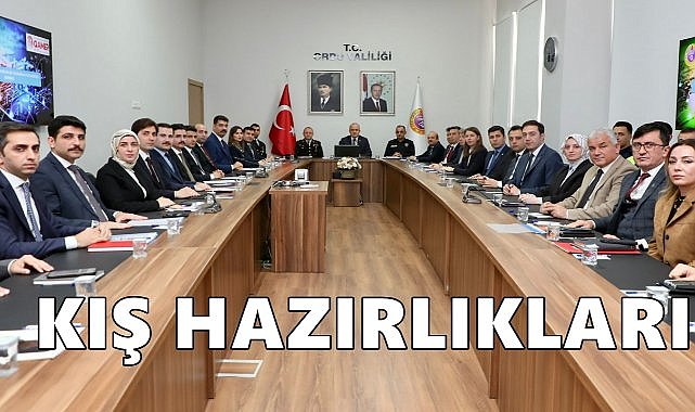 Ordu&#039;da Kış Hazırlıkları Toplantısı Yapıldı