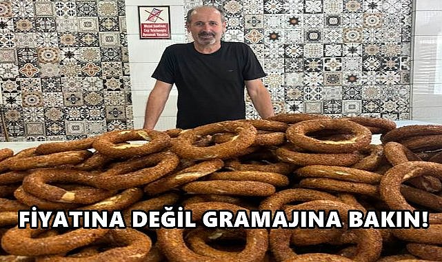 Ordu&#039;da Simit Fiyatı Düştü; Fırıncı Koç &#039;Ucuz Simidin Gramajına Bakın&#039; Dedi