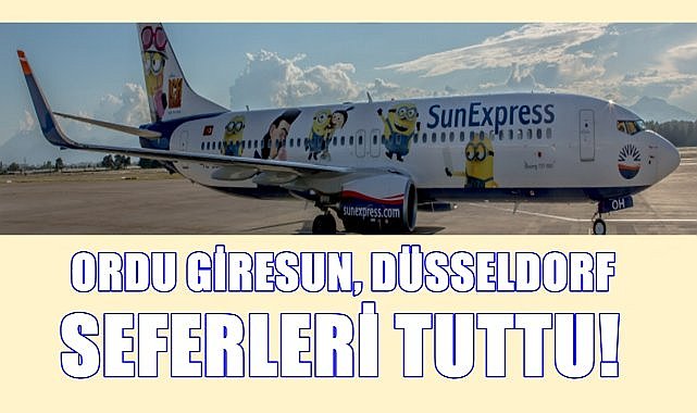 Ordu Giresun-Duesseldorf Seferlerine Yüksek Talep Var
