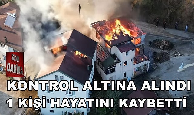 Ordu Perşembe&#039;de Korkutan Yangın; Bir Kişi Yaşamını Kaybetti!