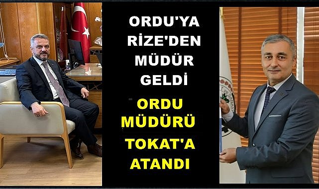 Ordu Sanayi ve Teknoloji İl Müdürü Erhan Kavaz oldu