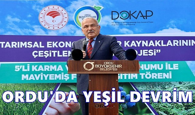 Ordu Tarımda Yükselen Değer Oldu