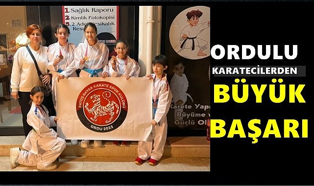 Ordulu Karatecilerden Giresun&#039;da Büyük Başarı!