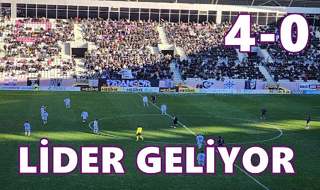 Orduspor 1967 , Mardin&#039;e  Fark Atarak Lider Oldu: 4-0