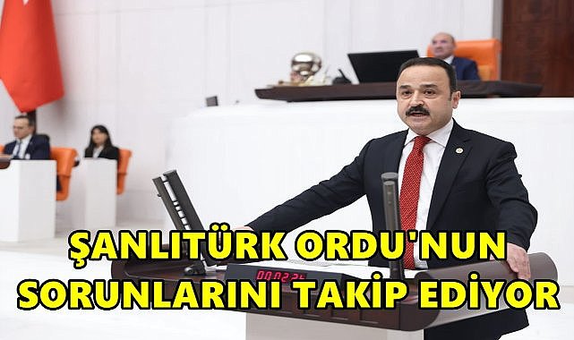 Şanlıtürk, Ordu&#039;nun Sorunlarını TBMM&#039;de Israrla Gündeme Getiriyor!