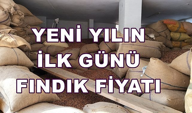 2025 Yılının İlk Günü Fındık Fiyatı