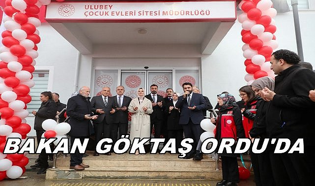 Bakan Göktaş&#039;ın Ordu Programı Yoğun Geçti