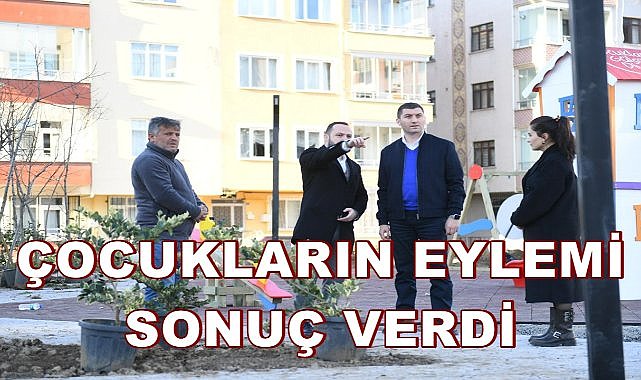 Çocukların Eylemi Sonuç Verdi; Karşıyaka Mahallesi&#039;ne Yeni Park Açılıyor