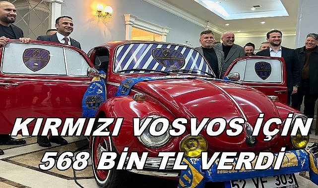 Fatsa Belediyespor İçin Kırmızı Vosvos 568 Bin TL&#039;ye Satıldı