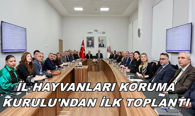 Ordu&#039;da Hayvan Halkları İçin 2025&#039;in İlk Toplantısı