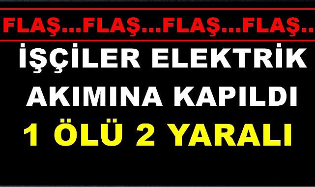 Ordu'da İşçiler Elektrik Akımına Kapıldı