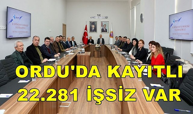 Ordu&#039;da  Kayıtlı 22.281 Kişi İş Arıyor!
