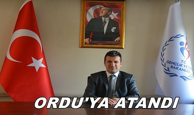 Ordu Gençlik ve Spor İl Müdürlüğüne Zonguldak'tan Atama Yapıldı