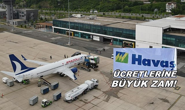 Ordu Giresun Havalimanı Havaş Servis Ücretlerine Büyük Zam!