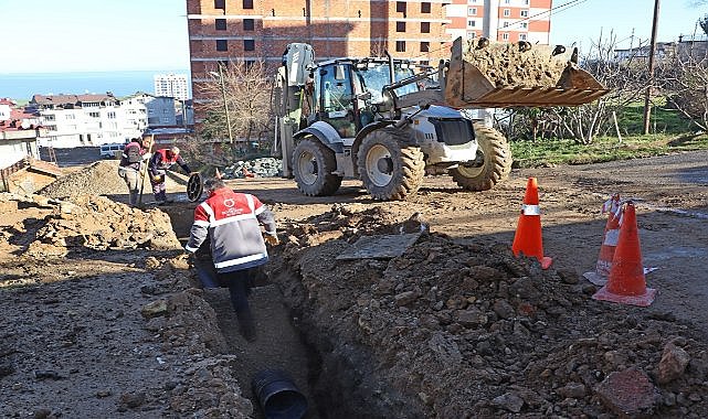 Ordu&#039;nun O İlçesine 40 Bin Metre Yağmur Suyu Hattı Döşendi