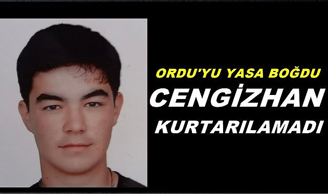 Ordu&#039;yu Yasa Boğdu; Cengizhan Kurtarılamadı