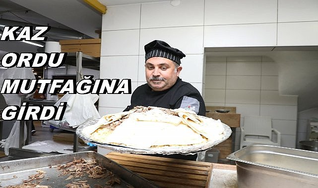 Orduluların Yeni Damak Tadı; Kaz Eti Ordu Mutfağına Girdi