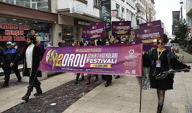 2.Ordu Şehir Tiyatroları Festivali Coşkuyla Başladı