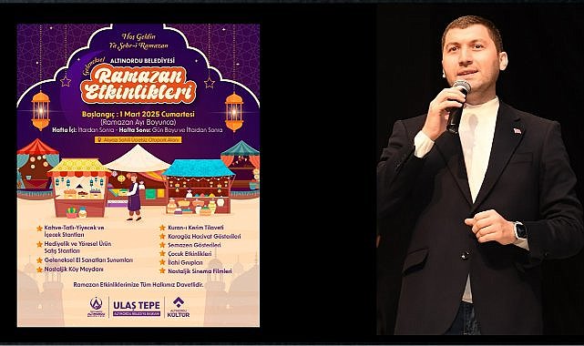 Altınordu Belediyesi Geleneksel Ramazan Etkinlikleri Düzenliyor