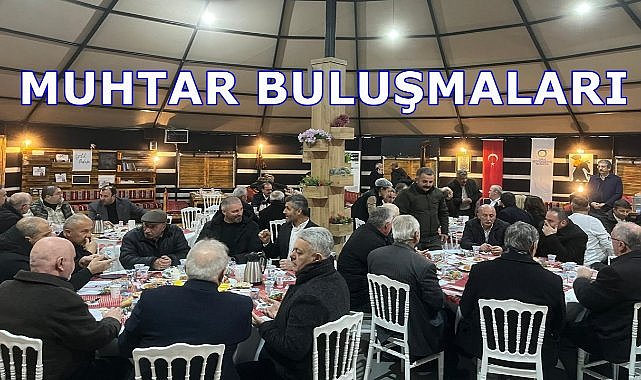 Altınordu&#039;da Muhtar Buluşmaları; Hatipoğlu: Yanınızdayız